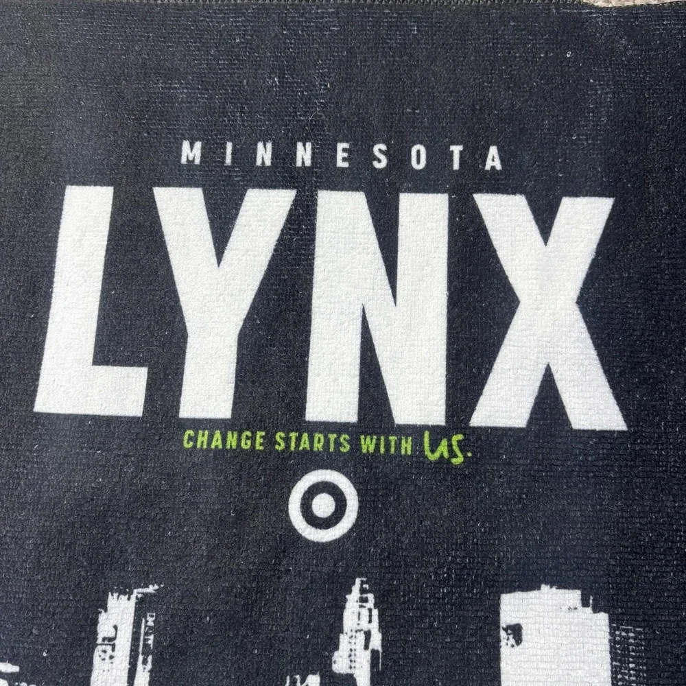Minnesota Lynx Rally‎ Towel Mens One Size Black WNBA Basketball Target Towel